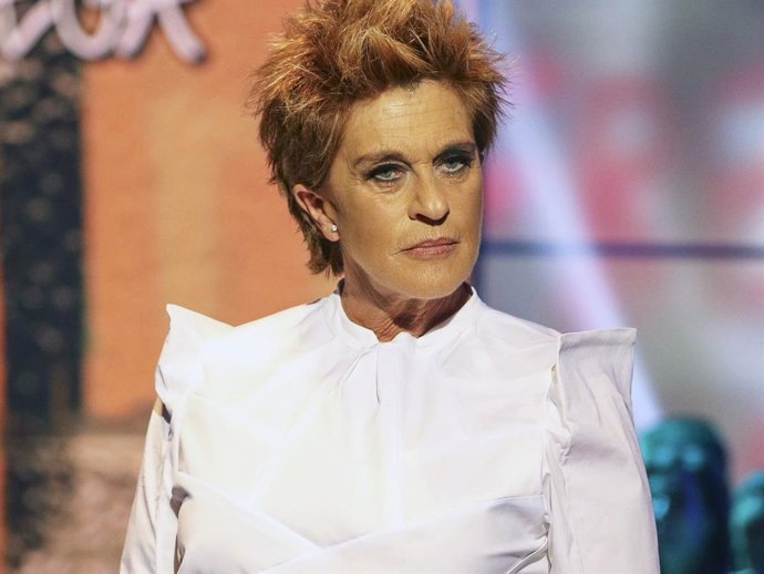 Chelo García Cortés en la Fashion Week de Sálvame