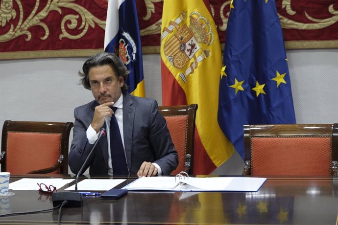 El presidente del Parlamento de Canarias y de la CALRE en 2020, Gustavo Matos