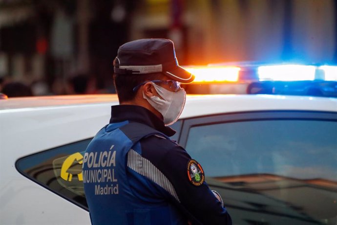 Un Policía Municipal de Madrid.