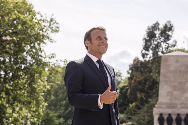 El presidente francés, Emmanuel Macron