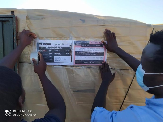 Movilizaciones por la regularización "urgente" de los migrantes ante la crisis del Covid