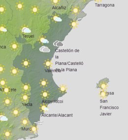 Predicción del domingo