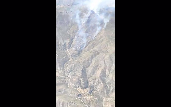 Incendios.- Declarado un incendio forestal en Carboneras (Almería)