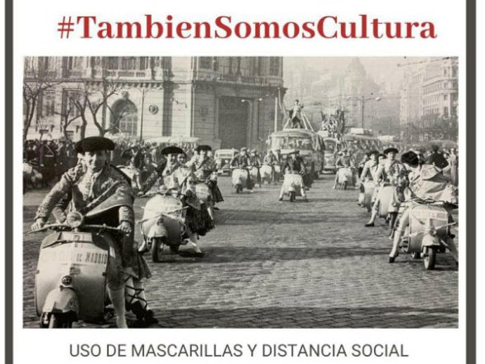 Cartel promocional del Paseo Taurino celebrado en Madrid el pasado 21 de junio