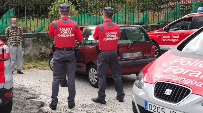 Policía Foral detiene a un hombre por incumplir tres veces las restricciones de movilidad en dos horas