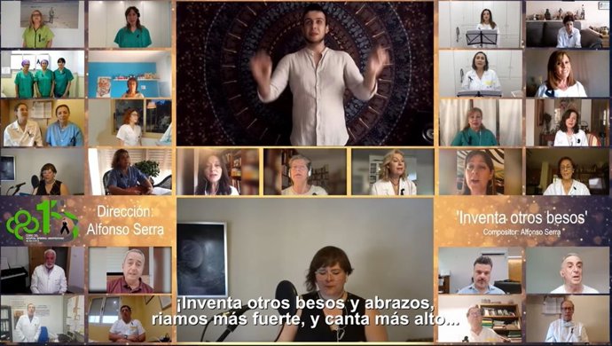 El coro del hospital Reina Sofía lanza 'Inventa otros besos', una pieza musical creada durante el confinamiento