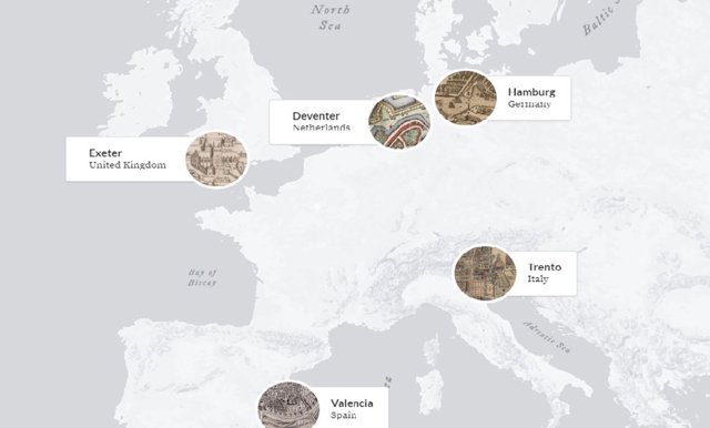Se investigan los usos políticos, sociales y culturales del espacio público en ciudades como Exeter, Hamburgo, Deventer, Trento y València