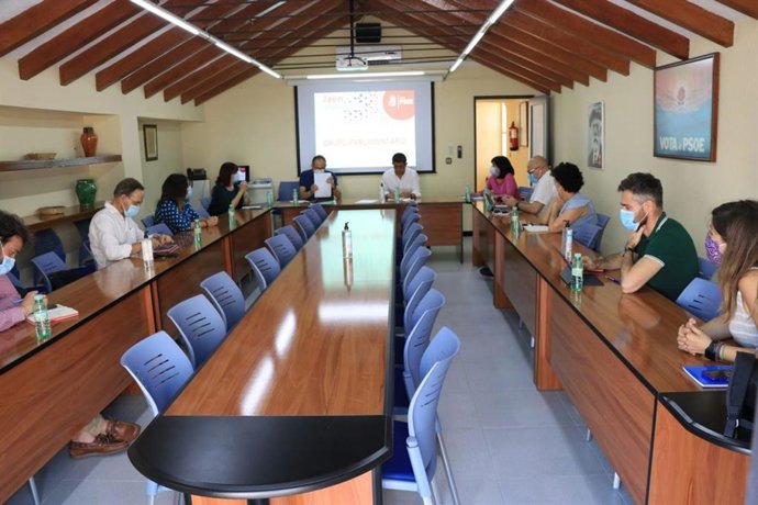 Reunión del grupo parlamentario socialista.
