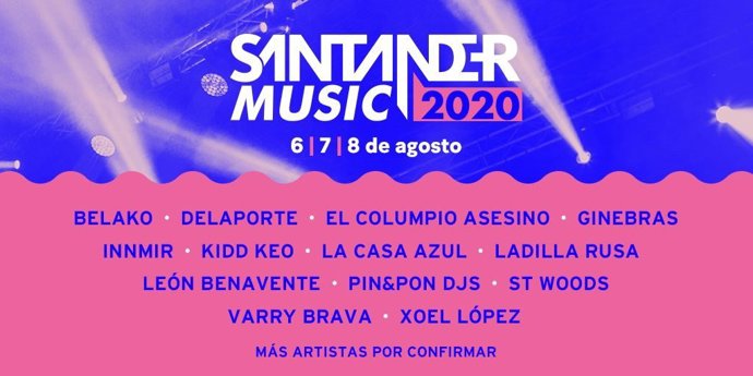Cartel de Santander Music 2020