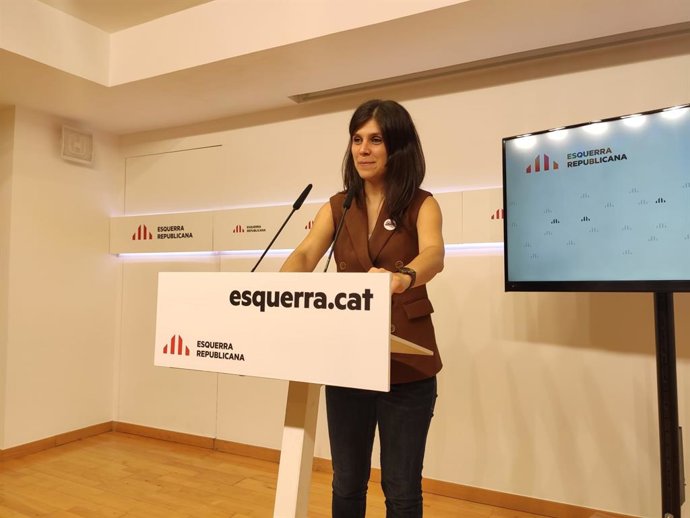 La secretria general adjunta i portaveu d'ERC, Marta Vilalta.