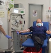 Foto: Profesionales del Hospital Universitario Infanta Leonor donan plasma hiperinmune tras superar el Covid-19