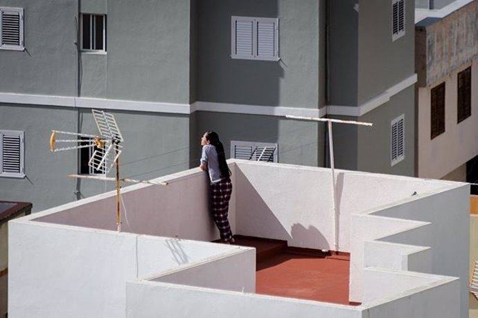Una de las imágenes del certamen 'Phe desde mi balcón', en Santa Cruz de Tenerife
