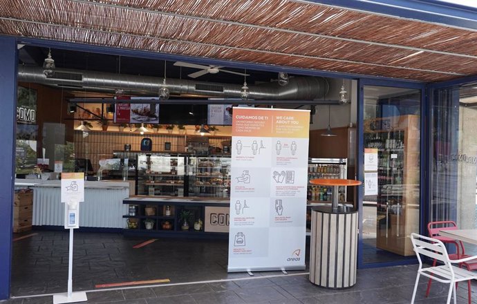 Establecimiento de Areas con las advertencias de seguridad y prevención ante el coronavirus