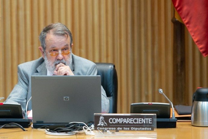 El Defensor del Pueblo, Francisco Fernández Marugán, en el Congreso