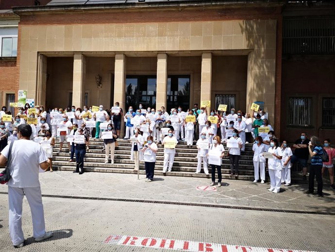 Profesionales sanitarios del Hospital Josep Trueta de Girona