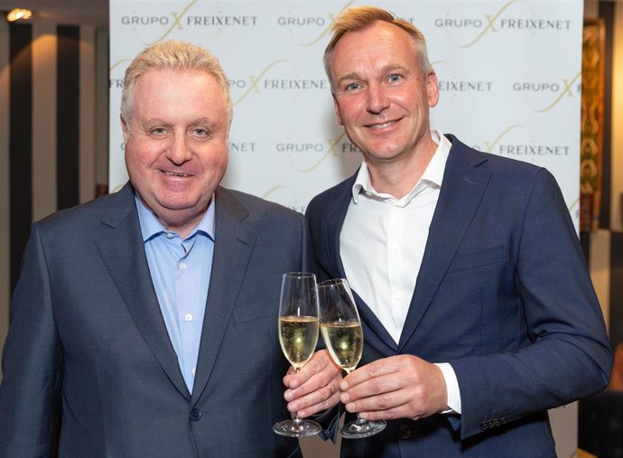 Pere Ferrer, vicepresidente y consejero delegado de Grupo Freixenet, y Andreas Brokemper, consejero de Grupo Freixenet y de Henkell Freixenet.