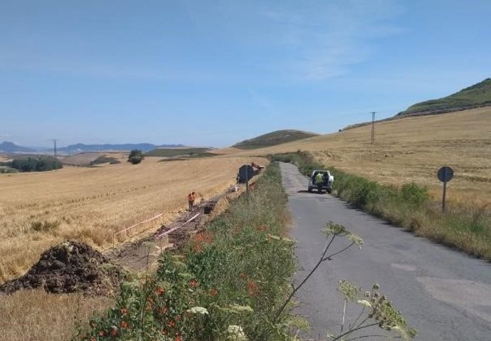 Inicio trabajos arqueológicos para las obras de la autvoía del Camino, entre Santo Domingo y Villamayor del Río