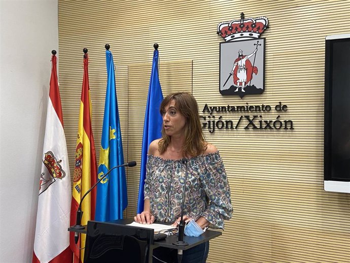 Ana Isabel Menéndez, concejala de Ciudadanos, en Gijón