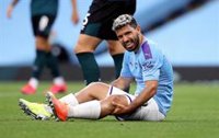 Guardiola, sobre la lesión de Agüero: "No pinta bien, sintió algo en la rodilla"