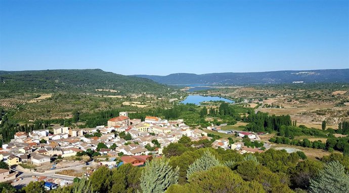 Vista panorámica de Pareja (Guadalajara)