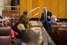 El consejero de Hacienda, Juan Bravo, en una imagen de archivo. 