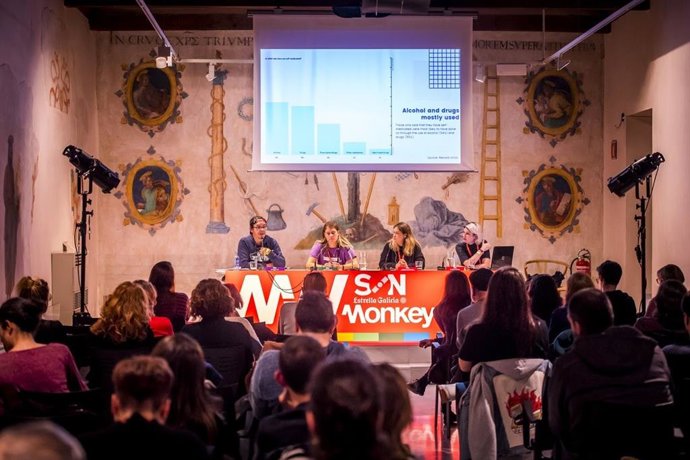 Una instantánea de las Jornadas Profesionales en el pasado Monkey Week SON Estrella Galicia.