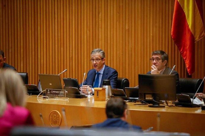 El gobernador del Banco de España, Pablo Hernández de Cos .