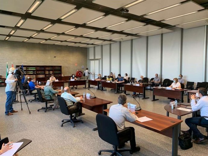 REunión de la Mesa General de Negociación entre Junta de Extreamdura y sindicatos