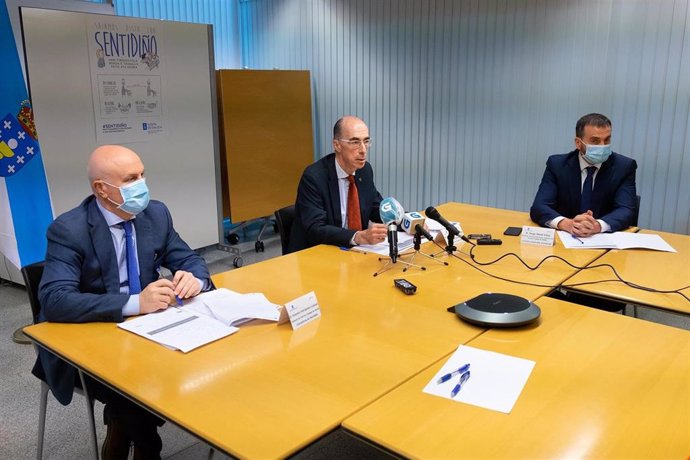 Rueda de prensa en Sanidade sobre el plan de detección, control y vigilancia ante posibles brotes COVID en Galicia.