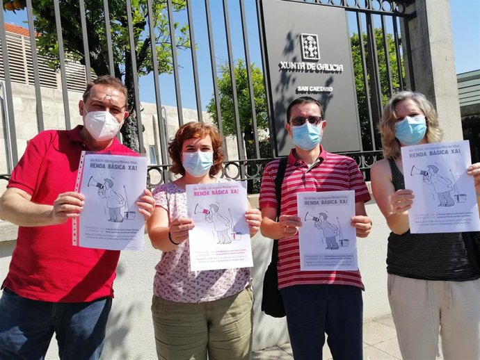 Presentación de la Campaña 'Nin Risga, nin Ingreso Mínimo Vital, Renda Básica Xa'