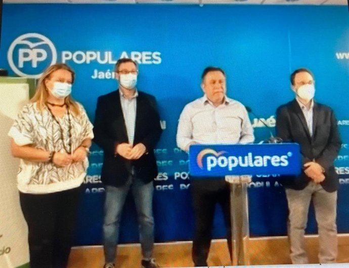 Rueda de prensa del PP de Jaén.