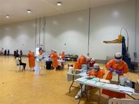 Los contactos más estrechos de los positivos de COVID-19 en los brotes de Huesca se realizan la prueba este martes