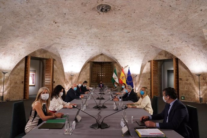 Consejo de Gobierno de la Junta en la Alhambra