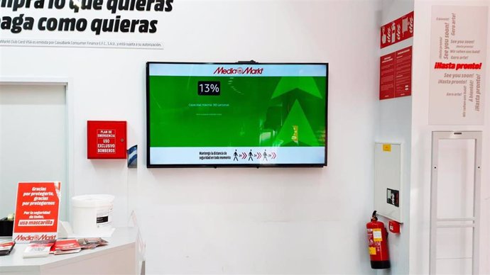 MediaMarkt instala sistema de control de aforo en sus tiendas en España