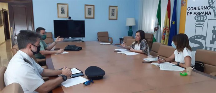 Reunión en Subdelegación para hacer balance de las Fuerzas y Cuerpos de Seguridad del Estado durante el estado de alarma