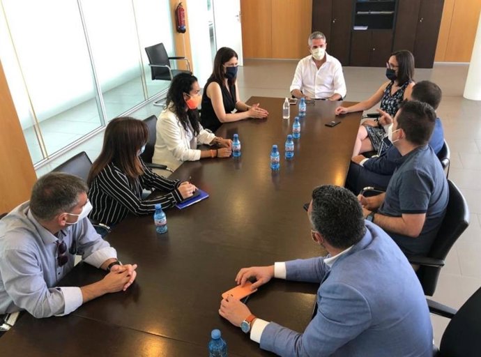 Reunión de los equipos de trabajo de Ciudadanos en la Diputación y el Ayuntamiento de Málaga