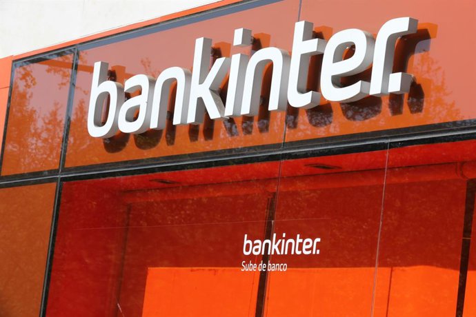 Oficina de Bankinter. Sucursal del banco en Madrid.