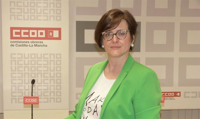 La secretaria regional de Acción Sindical y Formación Sindical de CCOO CLM, Carolina Vidal.