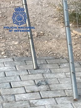 Candena rota en un robo