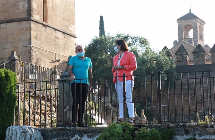 Blanca Torrent en los jardines del Alcázar de los Reyes Cristianos, en una imagen de archivo.