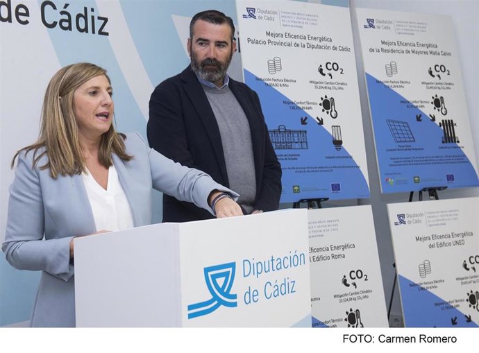 CádizAlDía.- La energía renovable utilizada por Diputación evita la emisión de 691 toneladas de CO2 en 2019