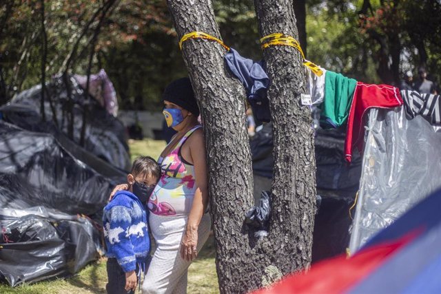 Migrantes venezolanos en Colombia. 