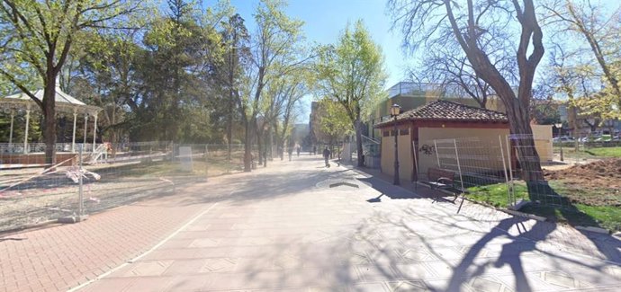 Imagen del Parque de la Concordia de Guadalajara en Google Earth