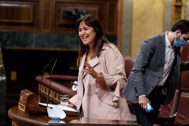 La portaveu del Grup JxCat al Congrés dels Diputats, Laura Borràs. Madrid (Espanya), 3 de juny del 2020.