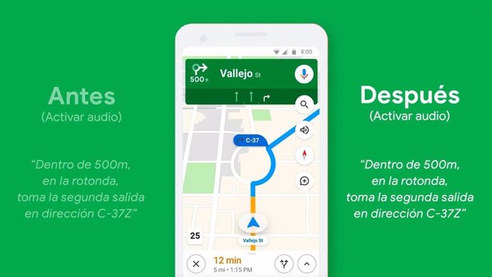 Google Maps cambia de voz en español para dejar de sonar robótica