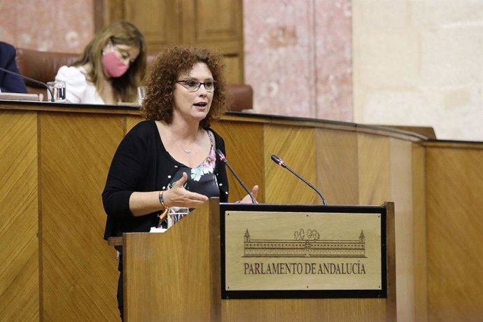La parlamentaria andaluza de Ciudadanos (Cs) Mar Sánchez, en una foto de archivo.