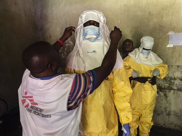 Trabajos de MSF contra el ébola en Bikoro, en República Democrática del Congo