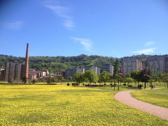 Imagen del Parque de Etxebarria, en Bilbao.