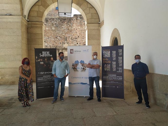 Presentación de los conciertos en el Auditorio del Parque del Príncipe