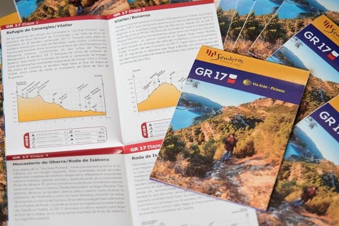 Planos de la ruta jacobea de la Ribagorza